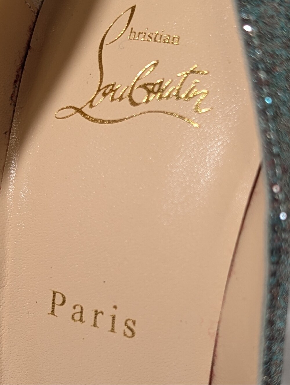 Christian Louboutin So Kate 120 Glitter Mini Pumps Size 38 - Picture 13 of 14